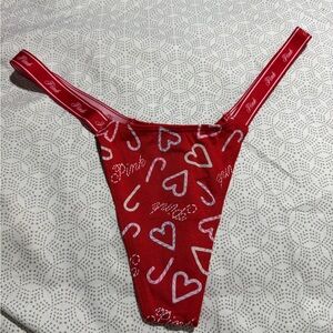 ❄️🦇Victoria's Secret PINK Vivid Red Panties